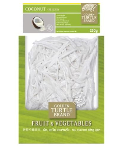 NOIX COCO LAMELLE CONGELE G.TURTLE 250G*20/CT