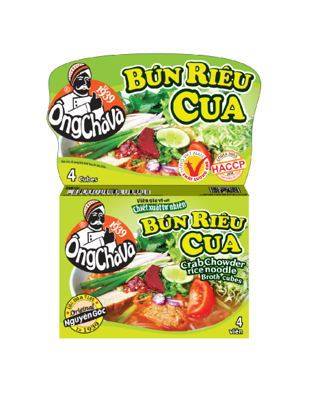 CUBE PREPA SOUPE BUN RIEU CUA ONG CHA VA 75G