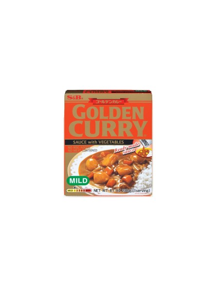CURRY GOLDEN DOUX AUX LEGUMES S&B 230G