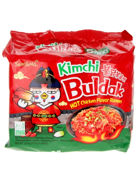 RAMEN POULET BULDAK KIMCHI SAMYANG 135G*5/PACK