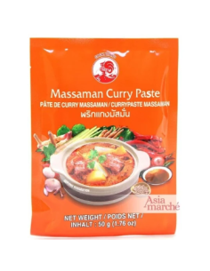 PATE CURRY MASSAMAN COQ 50G