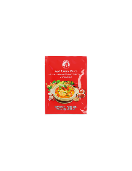PATE CURRY ROUGE COQ 50G