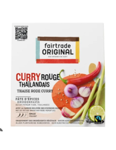 PATE CURRY ROUGE FAIRTRADE 70G