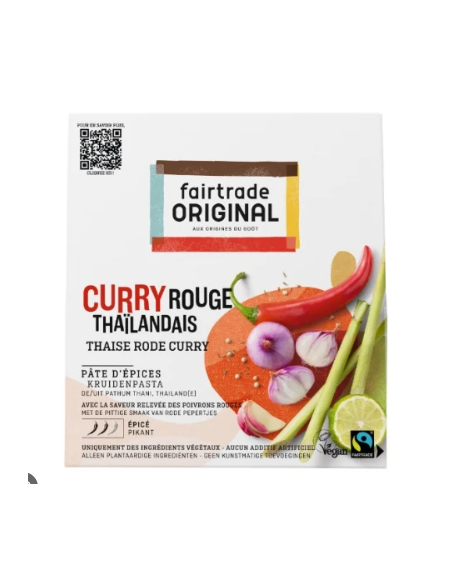 PATE CURRY ROUGE FAIRTRADE 70G