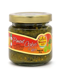 PATE PIMENT VERT CABRIS REUNIONNAIS 90G
