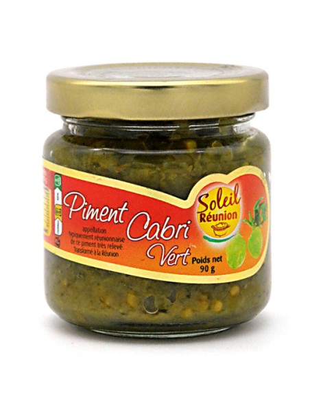 PATE PIMENT VERT CABRIS REUNIONNAIS 90G