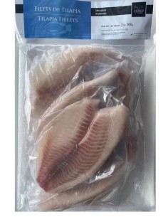 FILET TILAPIA CONGELE 140-200 1KG*10/CT