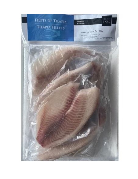 FILET TILAPIA CONGELE 140-200 1KG*10/CT