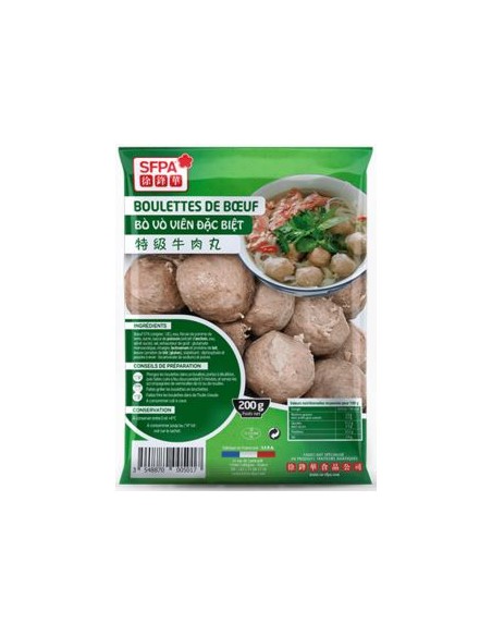 BOULETTE BOEUF SFPA 200G