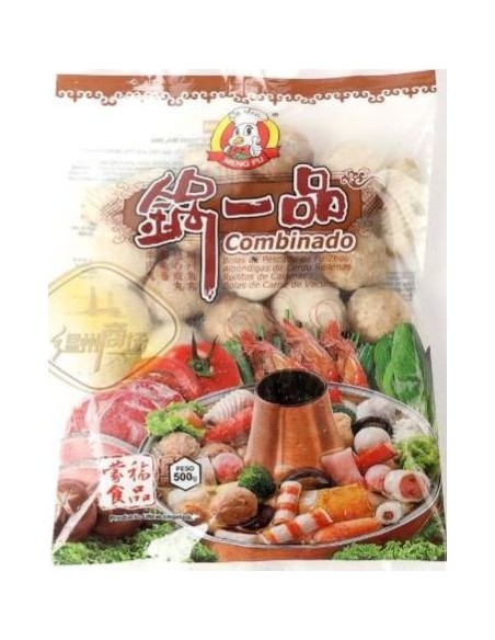 ASSORT BOULETTE COMBINADO MENGFU 500G*12/CT