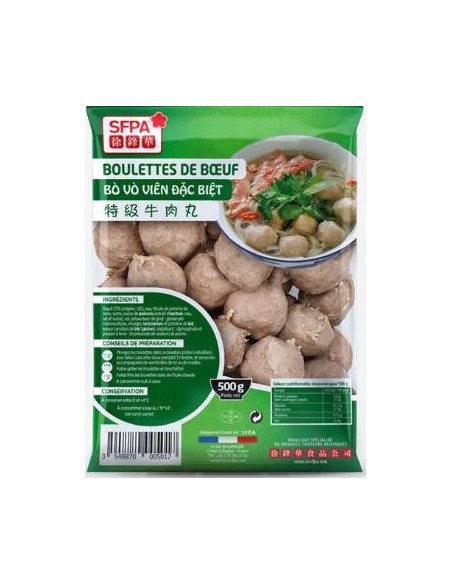 BOULETTE BOEUF SFPA 500G