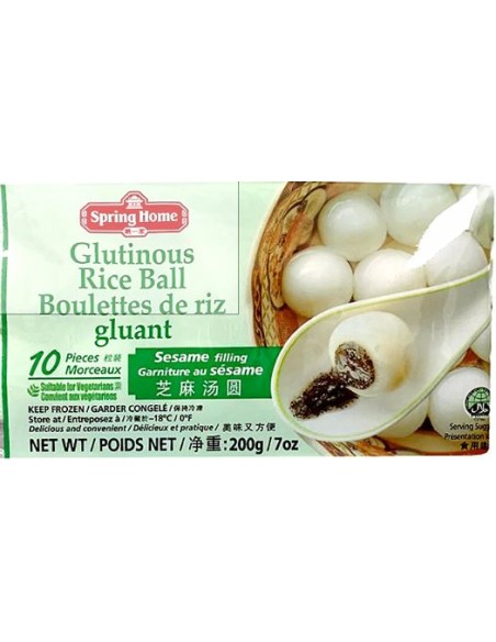 BOULETTE RIZ GLUANT SESAME S.HOME 200G*24/CT