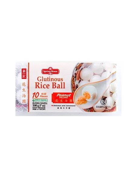 BOULETTE RIZ GLUANT CACAHUETE S.HOME 200G*24/CT