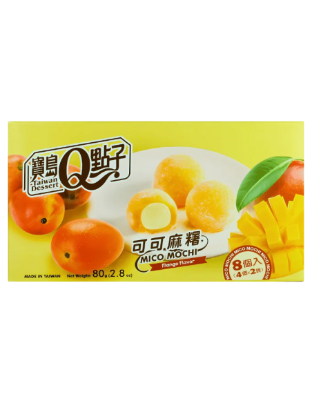 MOCHI MICO MANGUE TAIWAN DESSERT 80G*24/CT
