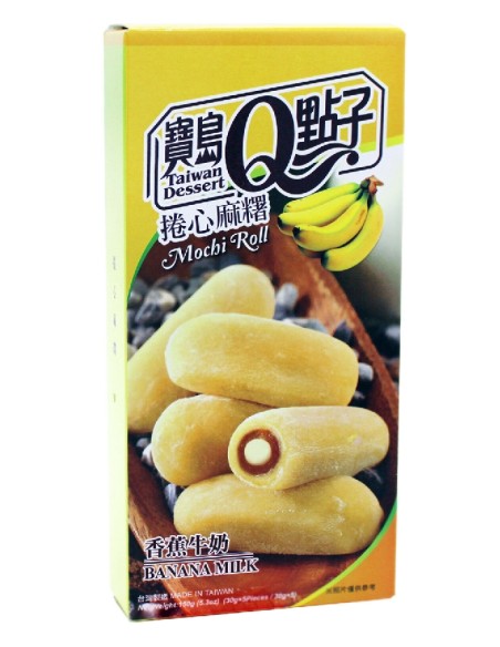 MOCHI ROLL BANANE TAIWAN DESSERT 150G