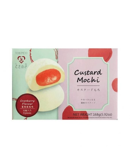 MOCHI CUSTARD CRANBERRY TOKIMEKI 168G