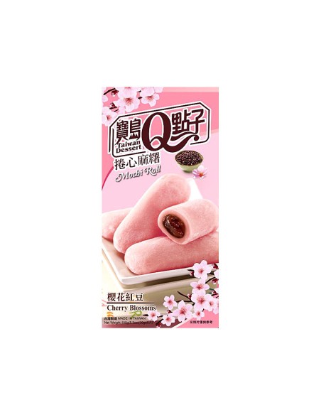 MOCHI ROLL FLEUR CERISIER TAIWAN DESSERT 150G*24/CT