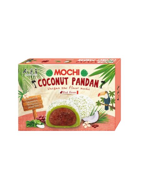 MOCHI PANDAN COCO H.ROUGE BAMBOO HOUSE 180G*24/CT