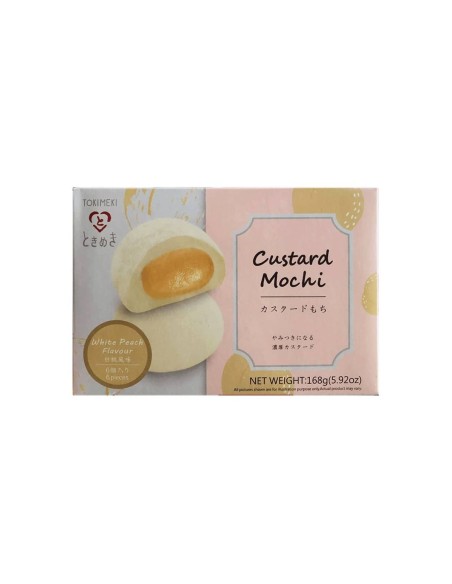MOCHI CUSTARD PEACH TOKIMEKI 168G*24/CT
