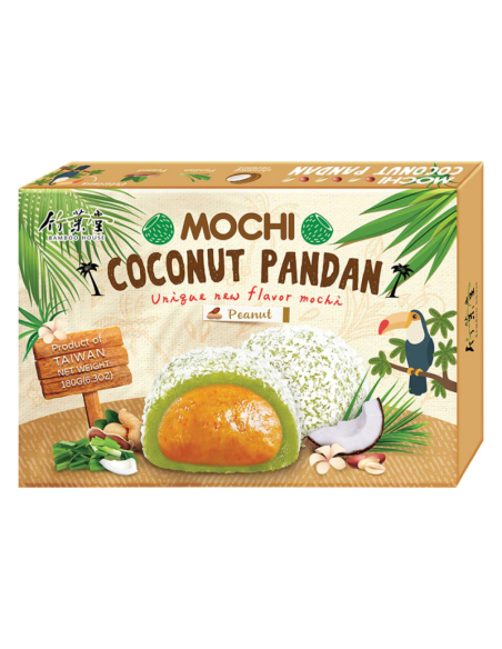MOCHI PANDAN COCO ARACHIDE BAMBOO HOUSE 180G