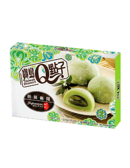 MOCHI BUBBLE GREEN TEA TAIWAN DESSERT 210G*24/CT