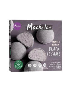 MOCHI GLACE SESAME NOIR BUONO 156G*12/CT