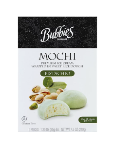 MOCHI GLACE PISTACHE BUBBIES HAWAII 6P 210G