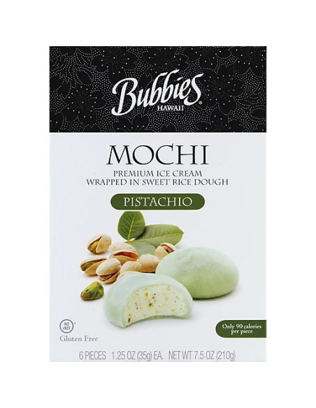 MOCHI GLACE PISTACHE BUBBIES HAWAII 6P 210G