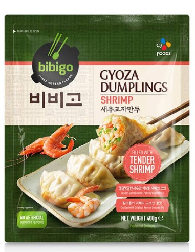 GYOZA DUMPLING CREVETTE LEGUME BIBIGO 400G