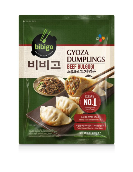 GYOZA DUMPLING BOEUF/LEGUME BIBIGO 600G