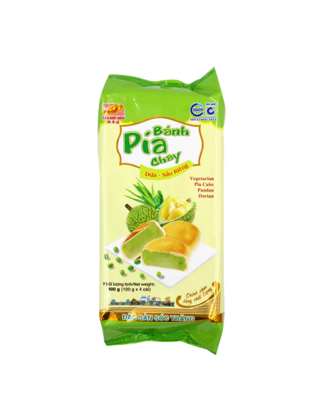 GATEAU BANH PIA DURIAN PANDAN 400G
