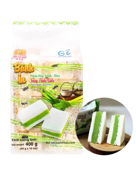 GATEAU BANH IN THE VERT PANDAN 360G 6P