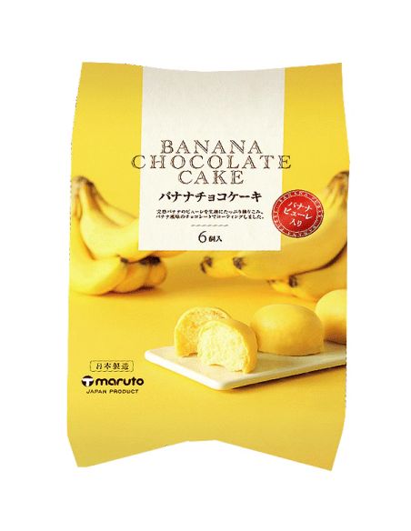 GATEAU BANANE CHOCO MARUTO JP 174G