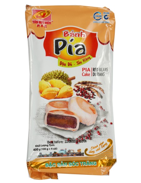 GATEAU BANH PIA H.ROUGE DURIAN CONGELE 400G