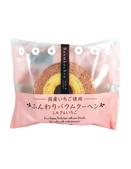 GATEAU BAMKUCHEN FRAISE TAIYO JAPON 70G