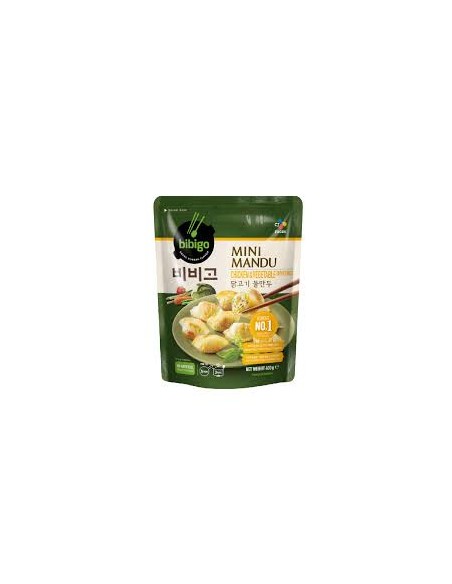 MINI MANDU POULET LEGUME BIBIGO 400G*16/CT