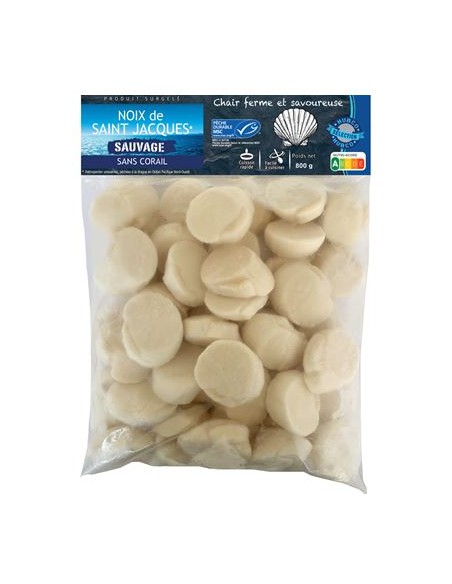 NOIX ST JACQ.10/20 S/C USA 800G*10/CT