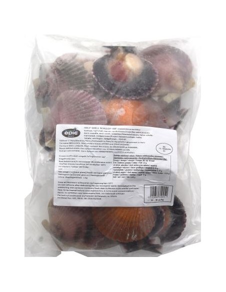 NOIX ST JACQ. 20/30 A/C DEMI COQUILLE EBI 1KG*10/CT