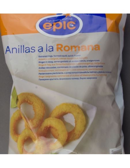 CALAMAR BEIGNET ROMAINE ES 40/60 1KG*8/CT
