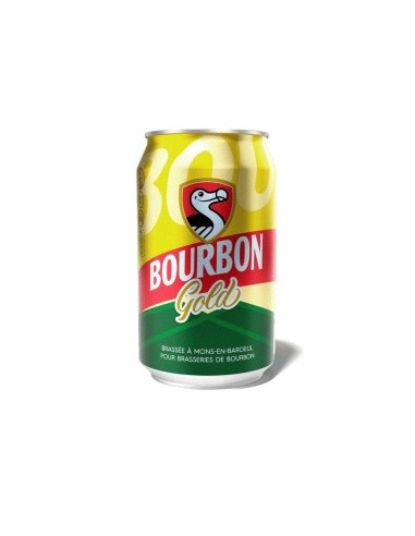 BIERE BOURBON REUNIONNAIS CANETTE 33CL 5%*6/PACK