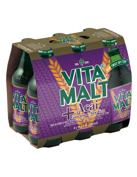 BOISSON VITAMALT ACAI 33CL*6/PACK