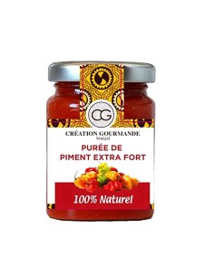 PUREE PIMENT EXTRA FORT CREATION GOURMANDE 200G
