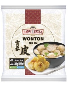 FEUILLE WONTON HAPPY BELLY 300G