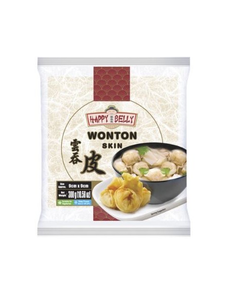 FEUILLE WONTON HAPPY BELLY 300G
