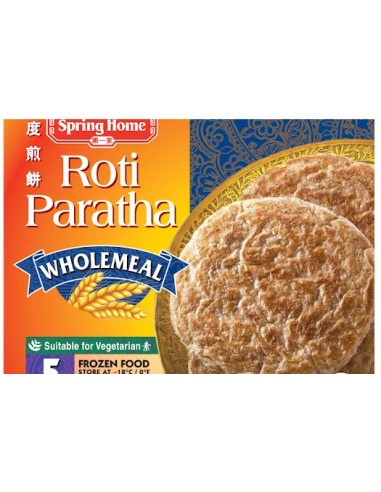 GALETTE PARATHA FARINE COMPLET S.HOME 325G*24/CT