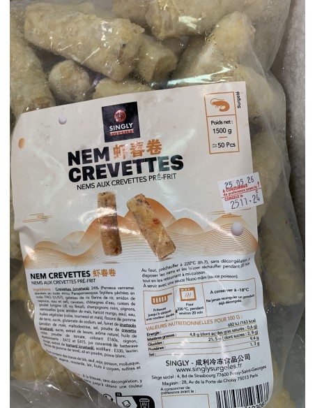 NEM CREVETTE SINGLY 50P