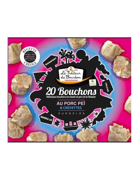 BOUCHONS CREVETTE PORC BOURBON 400G