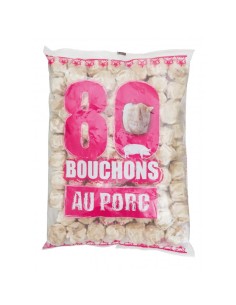 BOUCHONS PORC BOURBON 80P