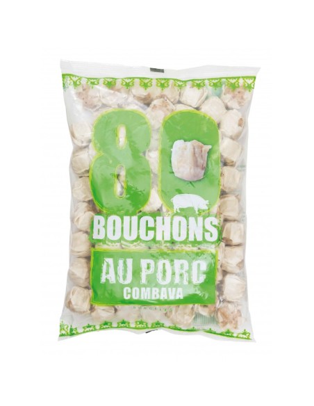 BOUCHONS PORC COMBAVAS BOURBON 80P