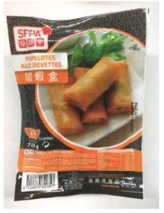 PAPILLOTE CREVETTE SFPA 24P